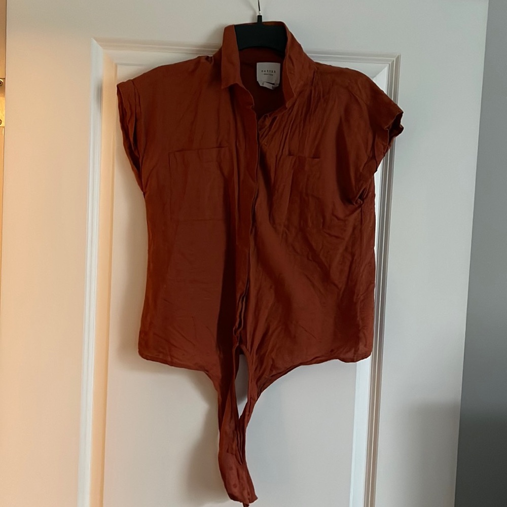 HARPER COLLARED BLOUSE